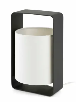 Sleva Stolní lampa Lula v černé a bílé, 27 cm