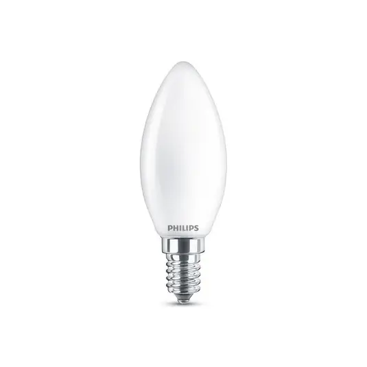 Tovární Cena Philips Classic LED žárovka E14 B35 6,5W mat 4000K