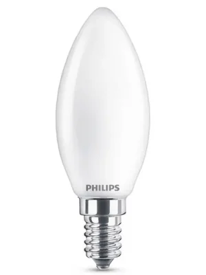 Originální Philips E14 2,2W 827 LED žárovka-svíčka, matná