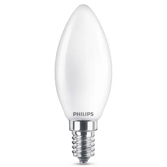 Originální Philips E14 2,2W 827 LED žárovka-svíčka, matná