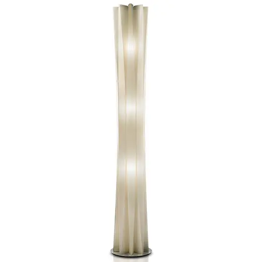 Stojací lampa Slamp Bach, výška 184 cm, zlatá barva Expresní Doručení