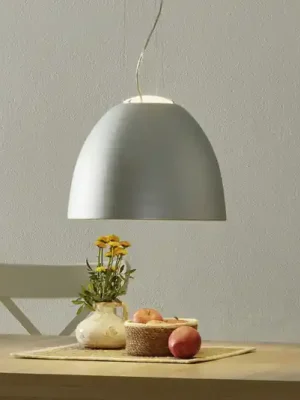 Ověřený Artemide Nur Mini designové závěsné světlo hliník
