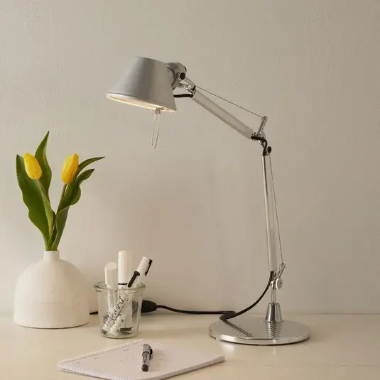 Artemide Tolomeo Micro stolní lampa, hliník Přímo Od Výrobce
