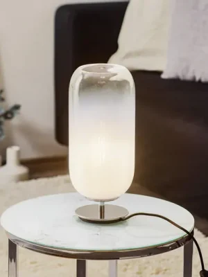 Finální Výprodej Artemide Gople Mini stolní lampa bílá/stříbrná