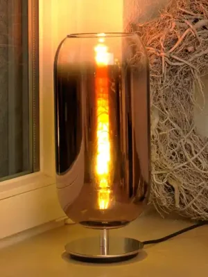 Artemide Gople Mini stolní lampa měď/stříbrná Výhodná Nabídka