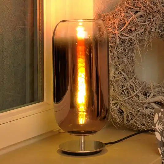 Artemide Gople Mini stolní lampa měď/stříbrná Výhodná Nabídka