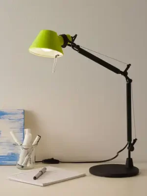 Stolní lampa Artemide Tolomeo Micro Bicolour černá/žlutá Omezená Nabídka