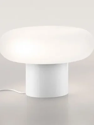 Sezónní Sleva Artemide Itka LED stolní lampa keramická noha bílá