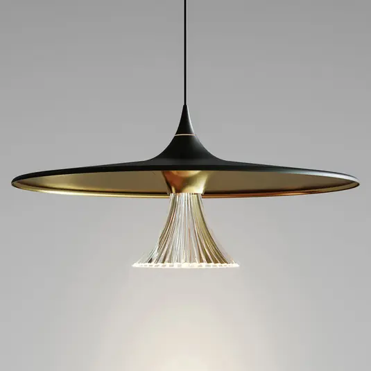 Artemide Ipno LED závěsné světlo, černá-zlatá Nejprodávanější