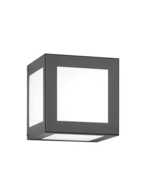 Cenově Výhodný Venkovní nástěnné svítidlo Cubo, antracitová barva