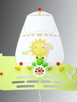 Aktuální Nástěnné světlo Frosch ve tvaru plachetnice