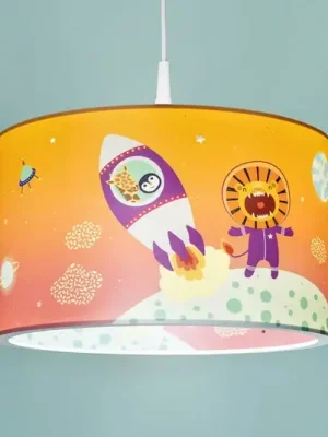 Závěsné svítidlo Little Astronauts Escape, oranžové Hit Sezóny