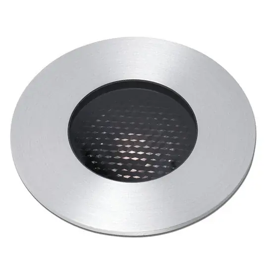 LED podhledové bodové svítidlo, niklová, Ø 9 cm, hliník/nerezová ocel Levný