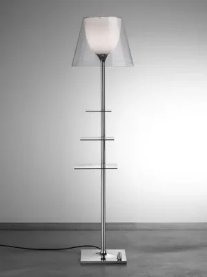 FLOS Bibliotheque Nationale stojací lampa transparentní Cenově Výhodný