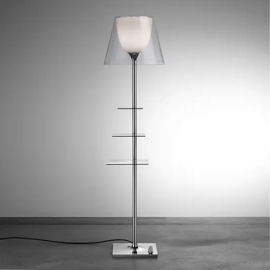 FLOS Bibliotheque Nationale stojací lampa transparentní Cenově Výhodný