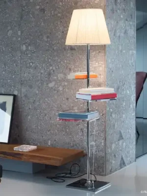 FLOS Bibliotheque Nationale stojací lampa PVC tkanina Akční Nabídka