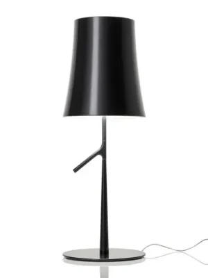 Značkový LED stolní lampa Foscarini Birdie grande, grafitová
