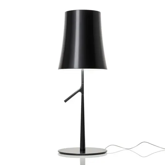Značkový LED stolní lampa Foscarini Birdie grande, grafitová