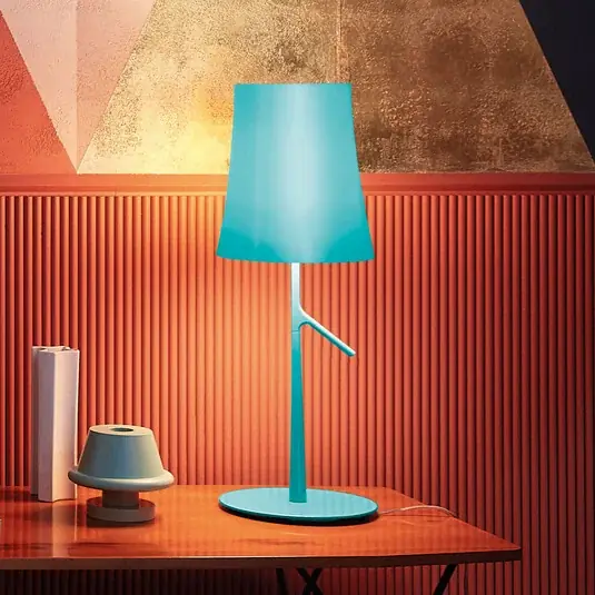 Expresní Doručení Stolní lampa Foscarini Birdie LED piccola, akvamarínová