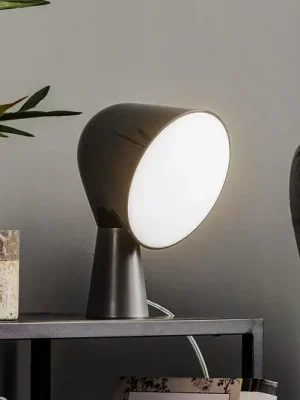 Nová Kolekce Foscarini Binic designová stolní lampa, antracitová
