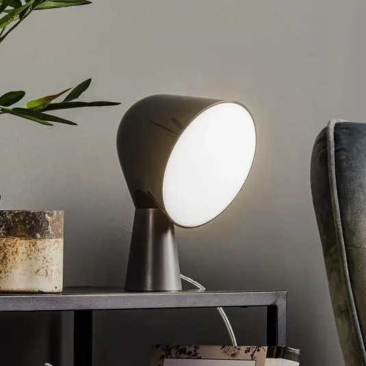 Nová Kolekce Foscarini Binic designová stolní lampa, antracitová