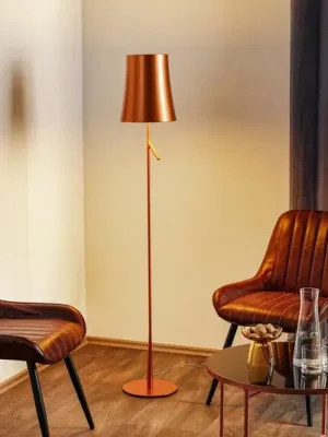 Super Cena Foscarini Birdie LED Lettura stojací lampa měď