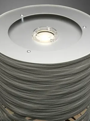 Foscarini Tress media stojací lampa, bílá Nová Kolekce