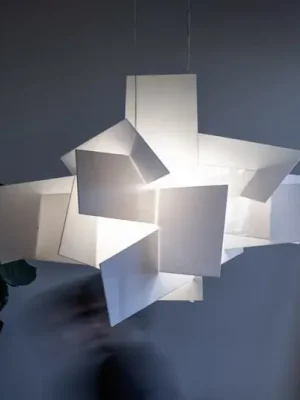 Odeslání Ihned Foscarini Big Bang LED závěsné světlo, bílé, Ø 96 cm