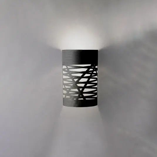 Nástěnné svítidlo Foscarini Tress piccola, černé Výprodej