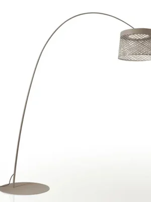 Foscarini Twiggy Grid LED oblouková lampa, béžová Víkendová Akce