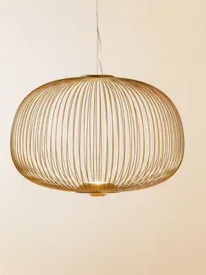 Poslední Šance Foscarini MyLight Spokes 3 LED závěsné světlo, zlaté