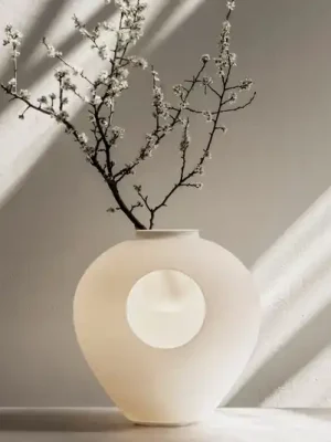 Skleněná stolní lampa Foscarini Madre LED se stmívačem Nakupujte Hned