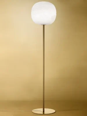 Sezónní Sleva Foscarini Gem terra stojací lampa, zlatá