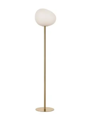Foscarini Gregg media stojací lampa, 151 cm, zlatá Nakupujte Hned