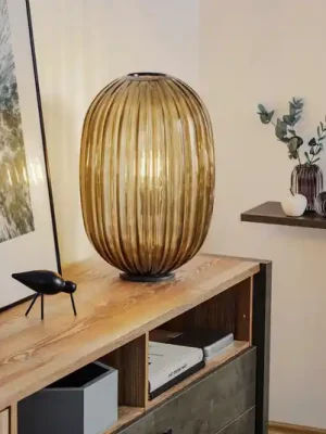 Foscarini Plass media stolní lampa stmívač, modrá Nakupujte Hned