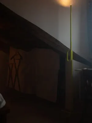Jen Po Omezenou Doba Foscarini Tobia terra LED stojací lampa, žlutá