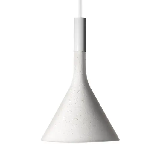 Foscarini Aplomb Mini závěsné světlo z betonu, bílé Ihned K Objednání
