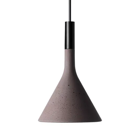 Bezpečná Platba Foscarini Aplomb Mini závěsné světlo z betonu hnědé
