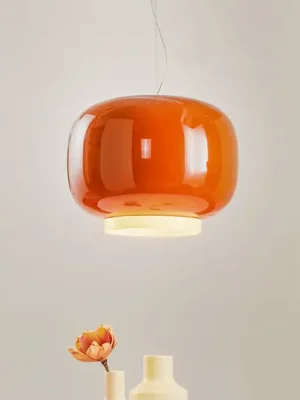 Rychlé Dodání Foscarini Chouchin 1 LED závěsné světlo, oranžové