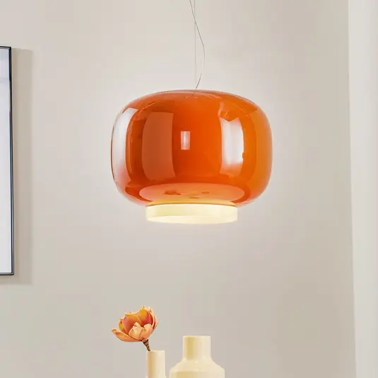 Rychlé Dodání Foscarini Chouchin 1 LED závěsné světlo, oranžové