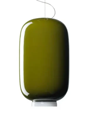 Autentický Foscarini Chouchin 2 LED závěsné světlo, zelená