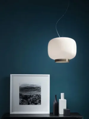 Foscarini Chouchin Reverse 3 LED závěsné bílá/šedá Oblíbený