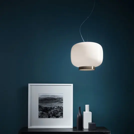 Foscarini Chouchin Reverse 3 LED závěsné bílá/šedá Oblíbený