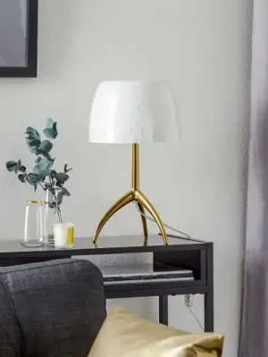 Akční Cena Foscarini stolní lampa Lumiere 30, 45 cm, foukané sklo, stmívatelné