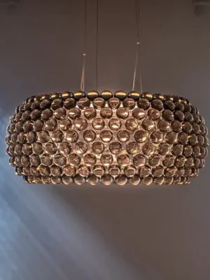 Poslední Šance Foscarini Caboche Plus Grande závěsné světlo šedá