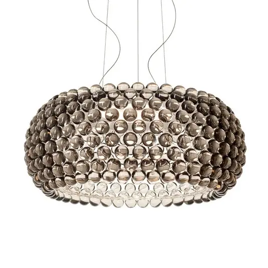 Bezpečná Platba Foscarini Caboche Plus Grande závěsné stmívač šedá