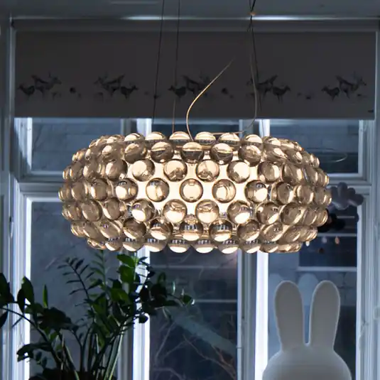 Foscarini Caboche Plus media závěsné světlo R7s, šedé Super Cena