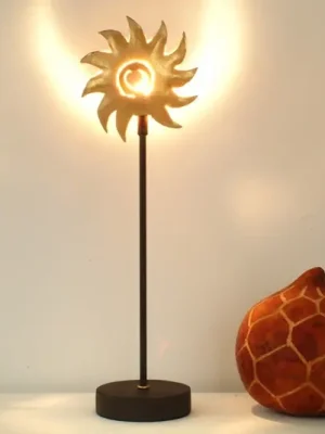 Stolní lampa Sonne zlatá Časově Omezené