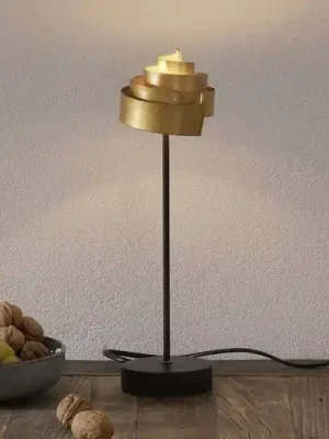 Stolní lampa Banderole ze železa ve zlaté barvě Koupit Online