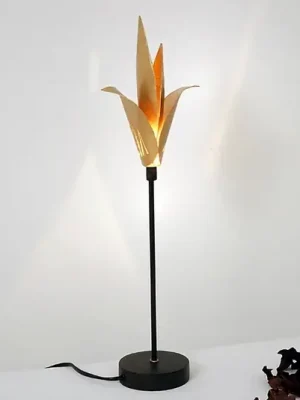 Omezená Nabídka Stolní lampa Airone se zlatým květem